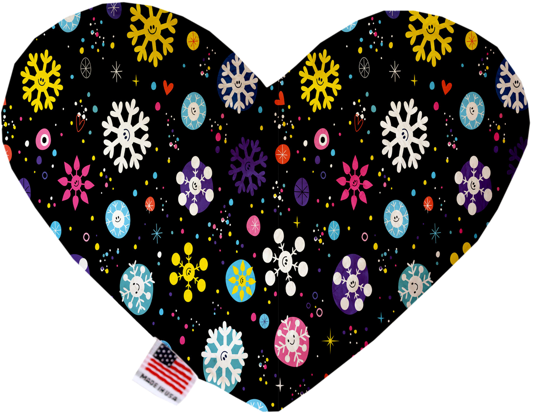 Pet and Dog Plush Heart or Bone Toy, "Winter Wonderland Group"