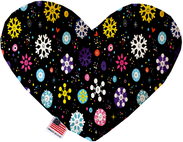 Pet and Dog Plush Heart or Bone Toy, "Winter Wonderland Group"