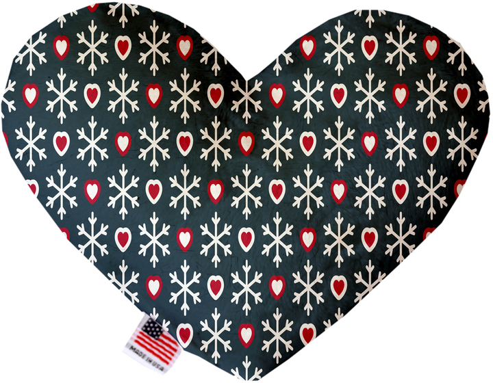 Pet and Dog Plush Heart or Bone Toy, "Winter Wonderland Group"