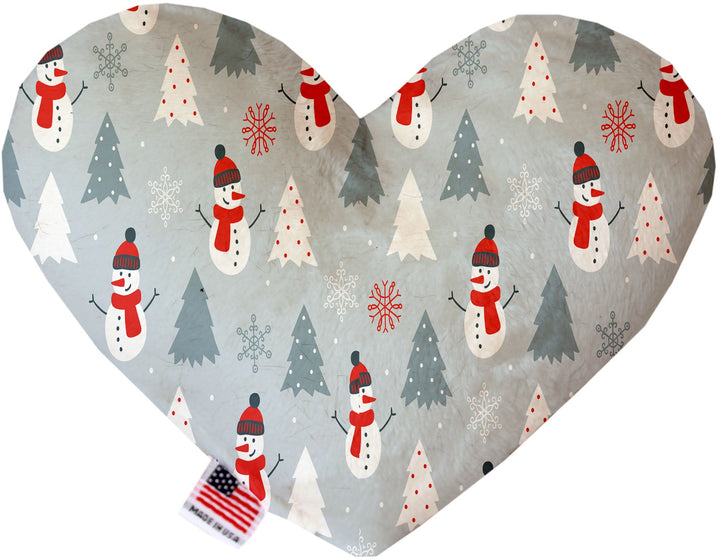 Pet and Dog Plush Heart or Bone Toy, "Winter Wonderland Group"