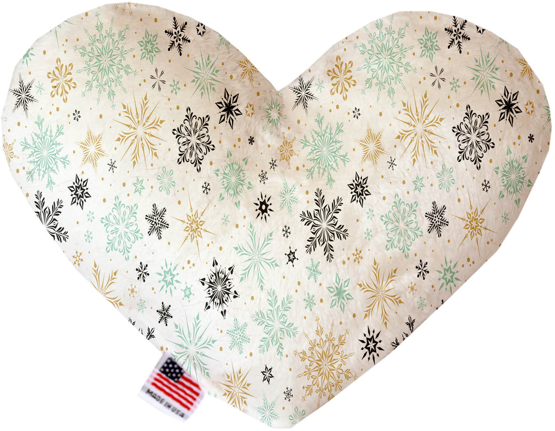 Pet and Dog Plush Heart or Bone Toy, "Winter Wonderland Group"