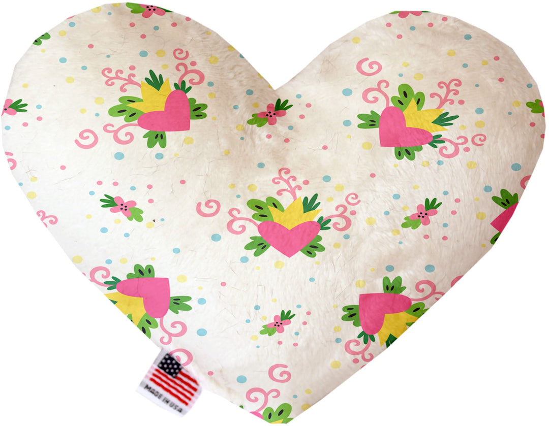 Valentine's Day Pet & Dog Plush Heart or Bone Toy, "Sweet Love Group"