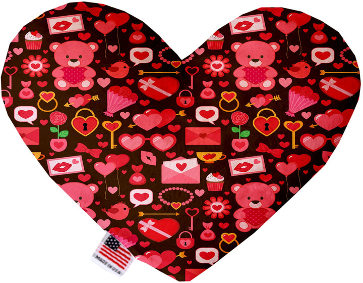 Plush Dog Bone Toy, "Valentine's Day Group"