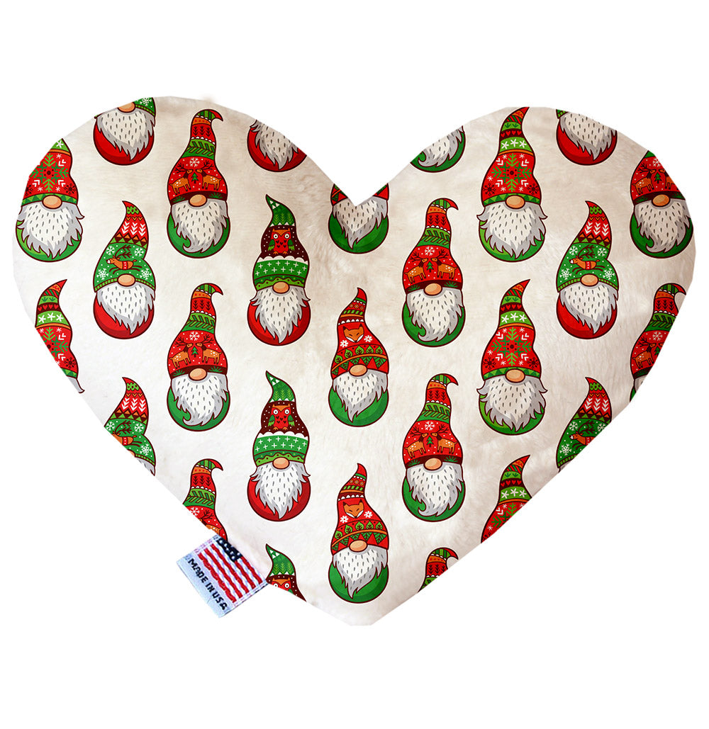 Pet and Dog Plush Heart or Bone Toy, "Santa Group"