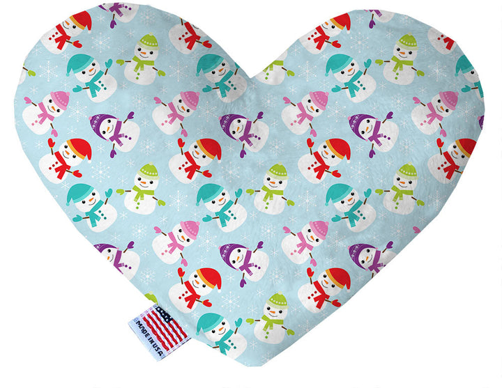 Pet and Dog Plush Heart or Bone Toy, "Winter Wonderland Group"