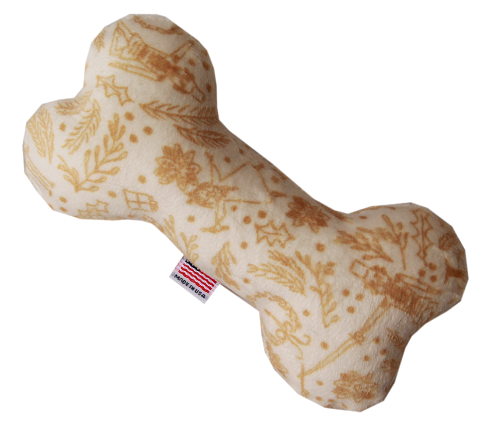 Pet and Dog Plush Heart or Bone Toy, "Classy Christmas Group"