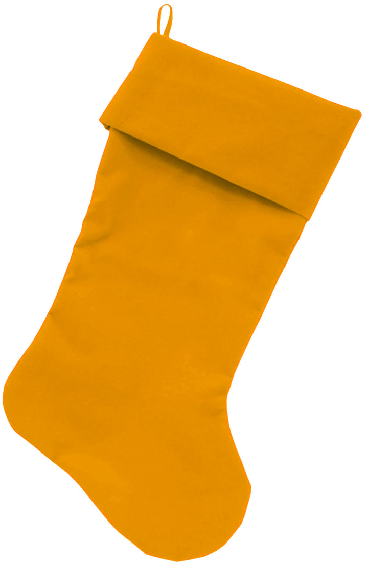 Velvet Christmas Stocking Blank, Plain