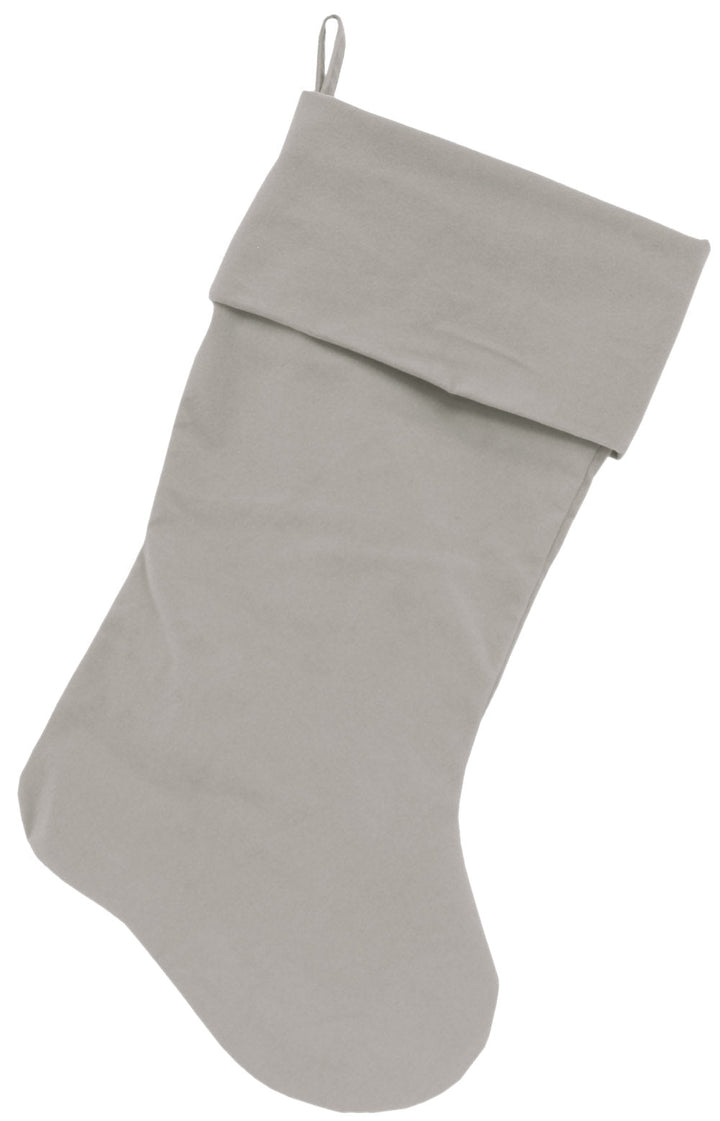 Velvet Christmas Stocking Blank, Plain