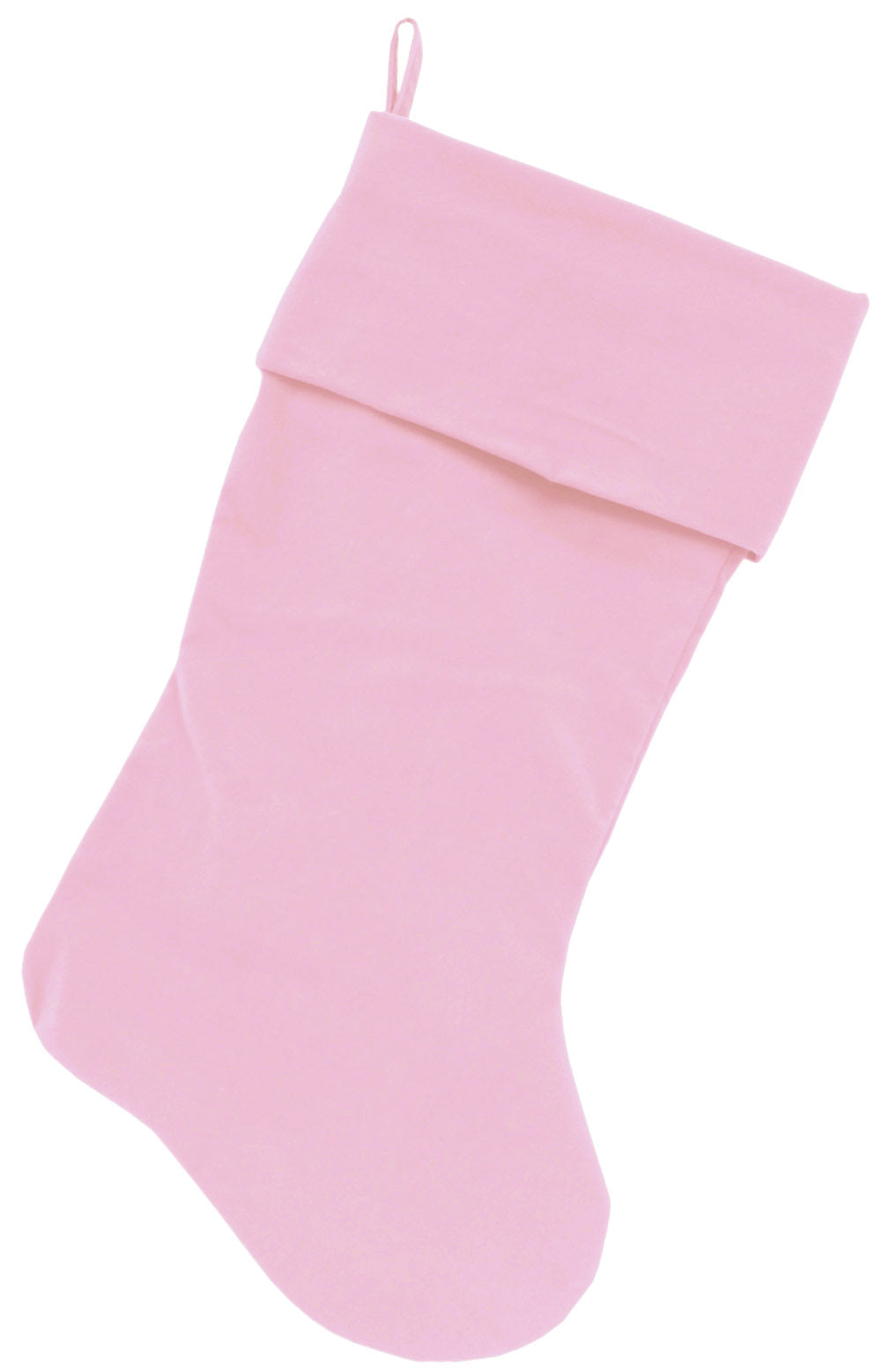 Velvet Christmas Stocking Blank, Plain