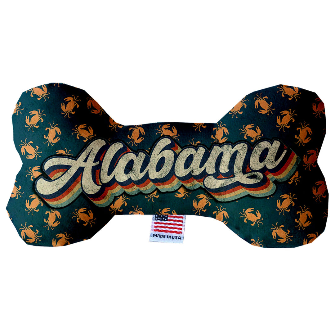 Pet & Dog Plush Bone Toys, "Alabama Coast"