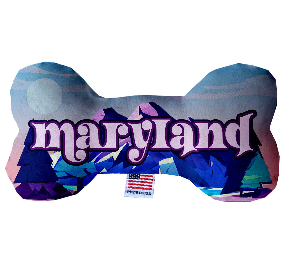 Pet & Dog Plush Bone Toys, "Maryland State Options"