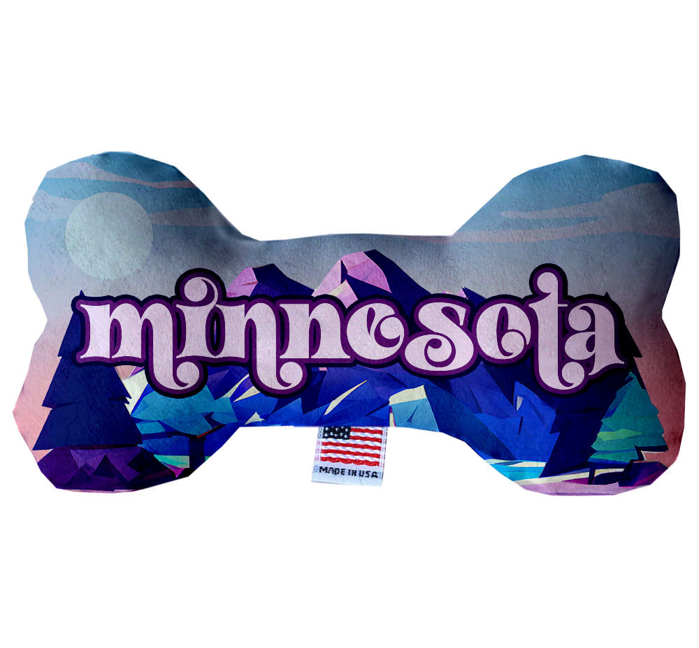 Pet & Dog Plush Bone Toys, "Minnesota State Options"