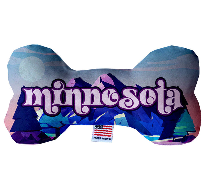 Pet & Dog Plush Bone Toys, "Minnesota State Options"