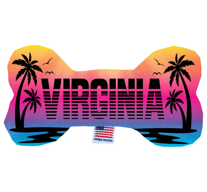 Pet & Dog Plush Bone Toys, "Virginia Coast"