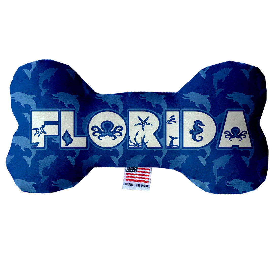 Pet & Dog Plush Bone Toys, "Florida State Options"