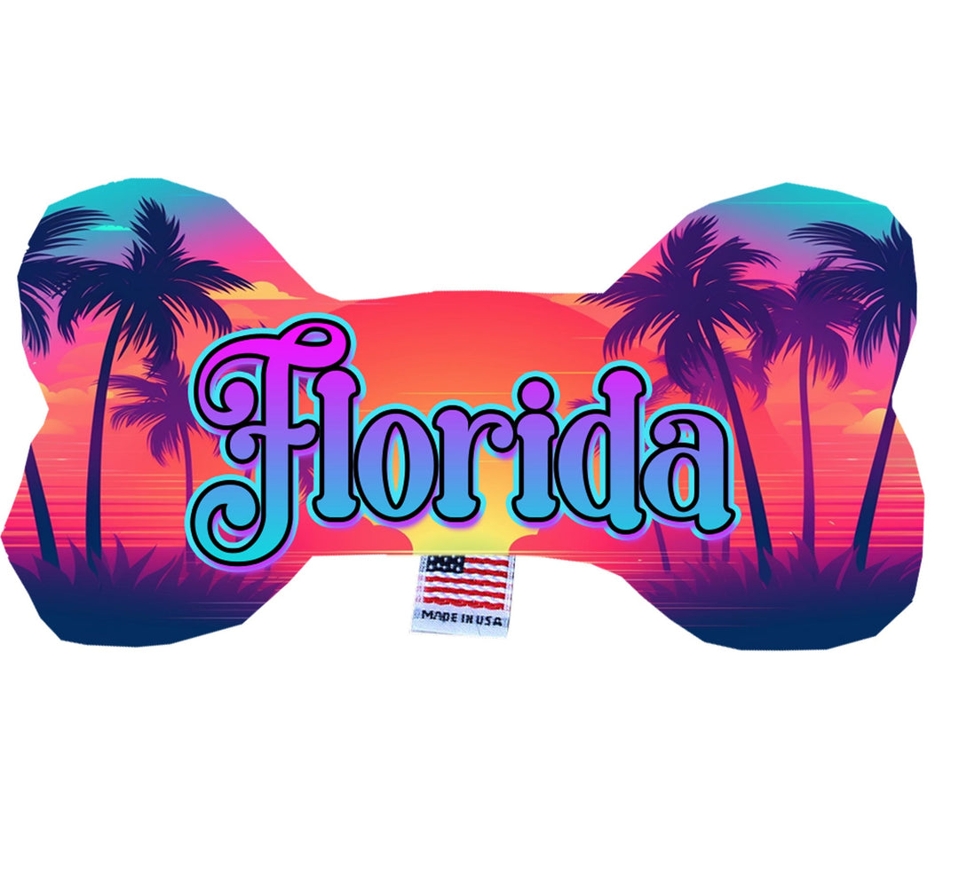 Pet & Dog Plush Bone Toys, "Florida State Options"