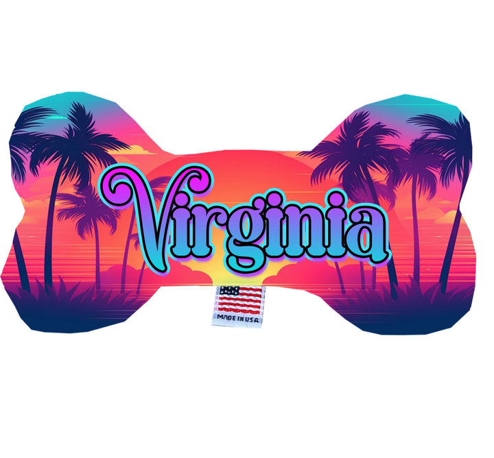 Pet & Dog Plush Bone Toys, "Virginia Coast"