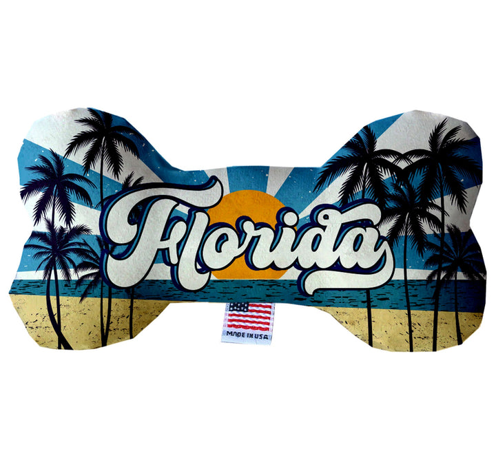 Pet & Dog Plush Bone Toys, "Florida State Options"