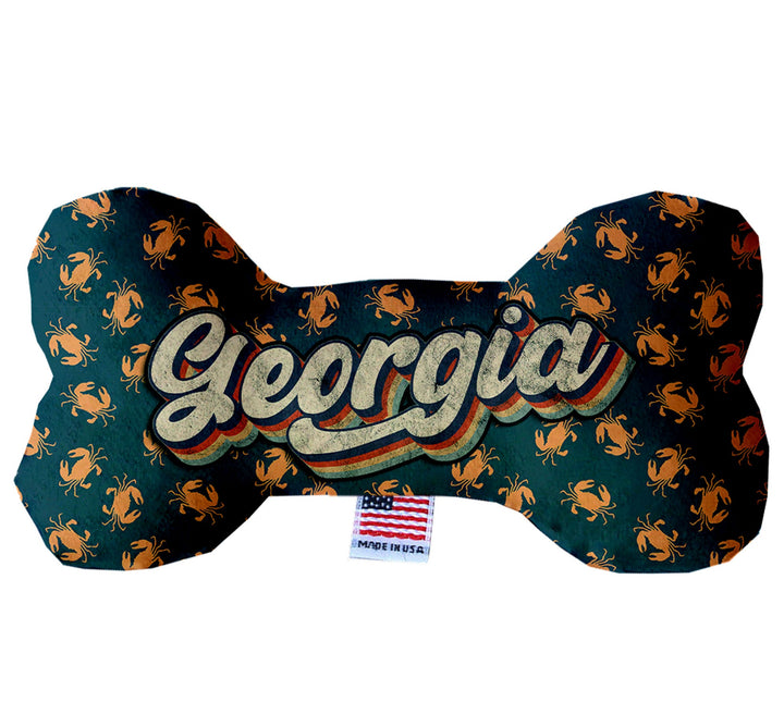 Pet & Dog Plush Bone Toys, "Georgia Coast"