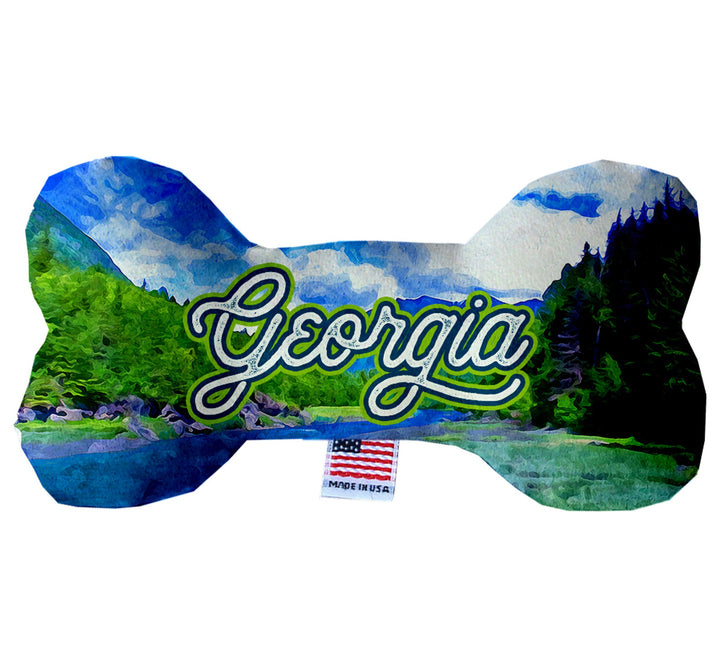 Pet & Dog Plush Bone Toys, "Georgia Mountains"