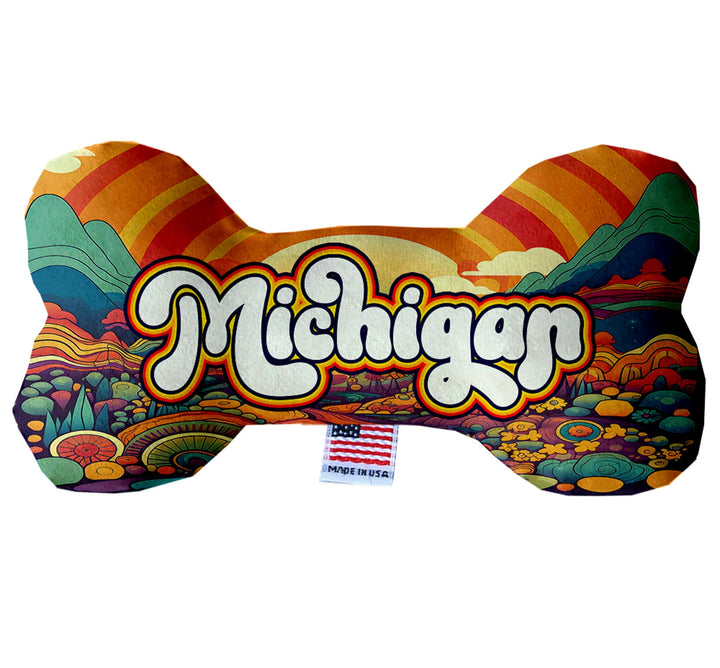 Pet & Dog Plush Bone Toys, "Michigan State Options"