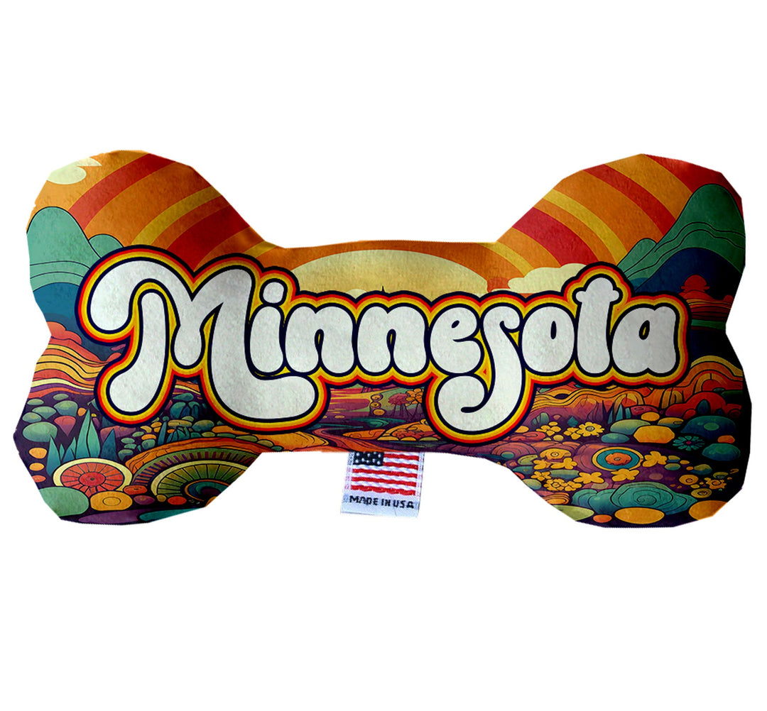 Pet & Dog Plush Bone Toys, "Minnesota State Options"