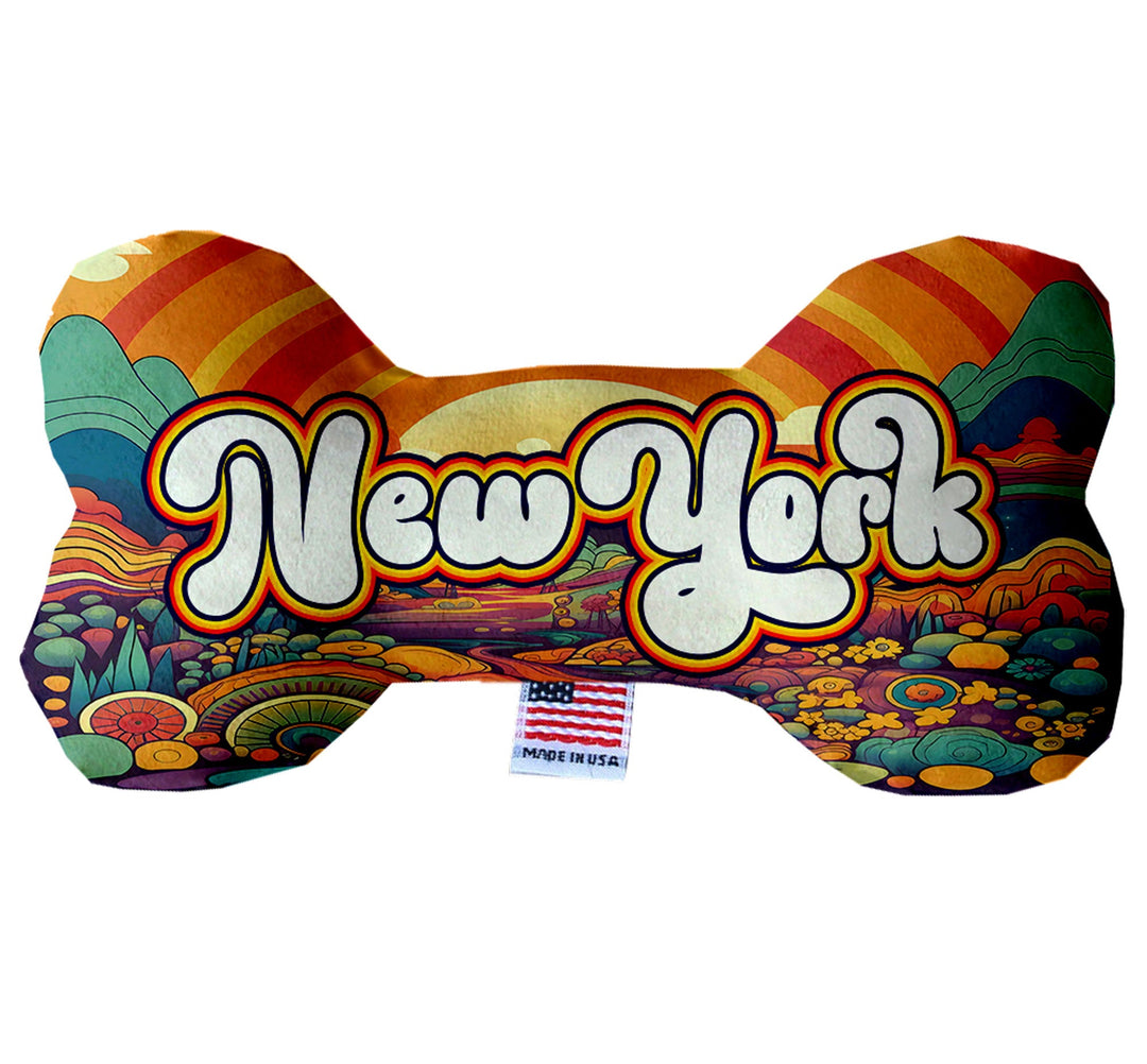 Pet & Dog Plush Bone Toys, "New York State Options"