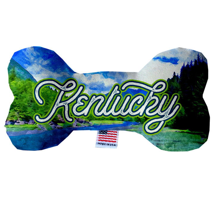 Pet & Dog Plush Bone Toys, "Kentucky State Options"