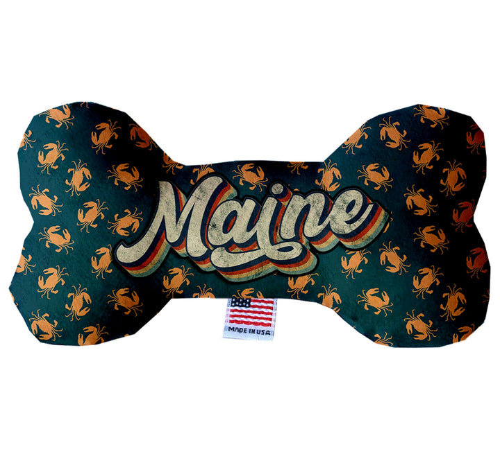 Pet & Dog Plush Bone Toys, "Maine State Options"