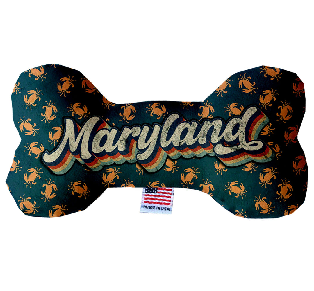 Pet & Dog Plush Bone Toys, "Maryland State Options"