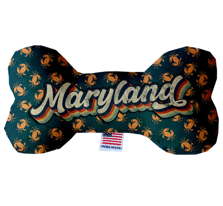 Pet & Dog Plush Bone Toys, "Maryland State Options"