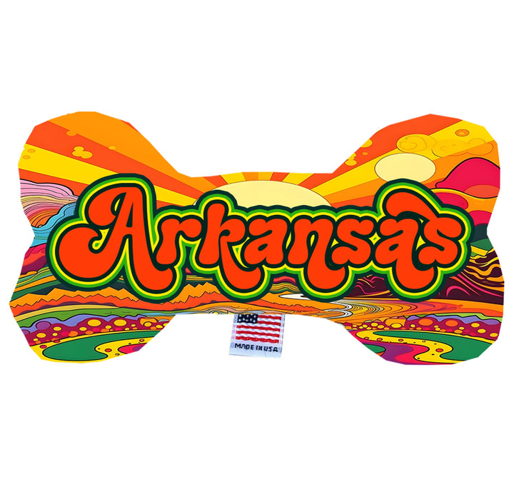 Pet & Dog Plush Bone Toys, "Arkansas State Options"