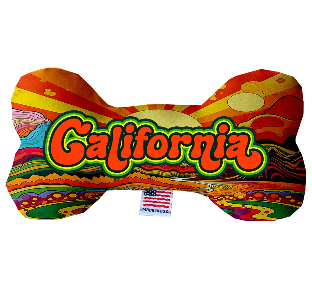 Pet & Dog Plush Bone Toys, "California Mountains"