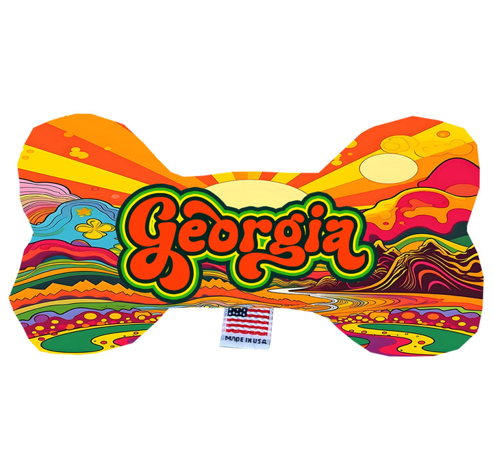 Pet & Dog Plush Bone Toys, "Georgia Mountains"