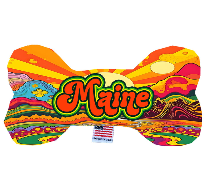 Pet & Dog Plush Bone Toys, "Maine State Options"