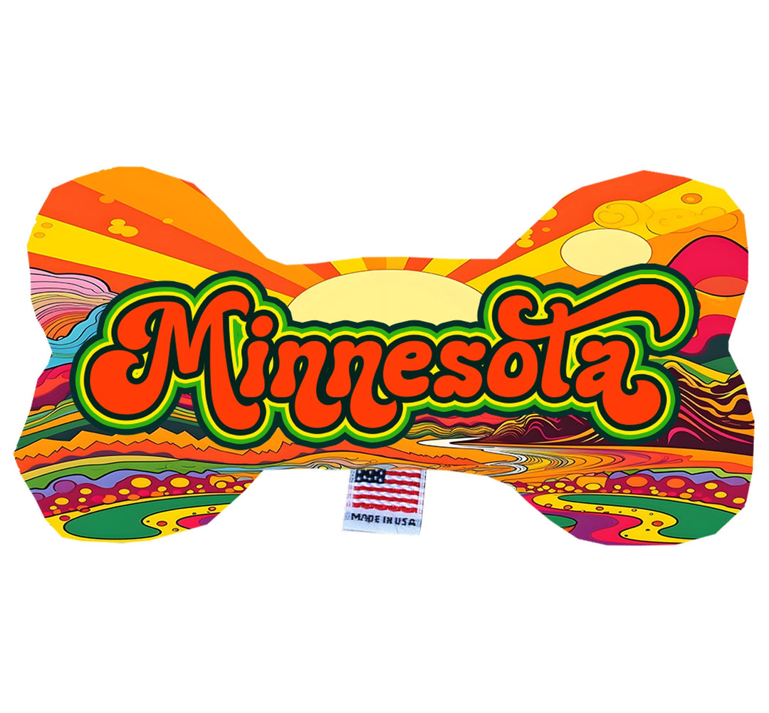 Pet & Dog Plush Bone Toys, "Minnesota State Options"