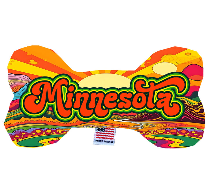 Pet & Dog Plush Bone Toys, "Minnesota State Options"