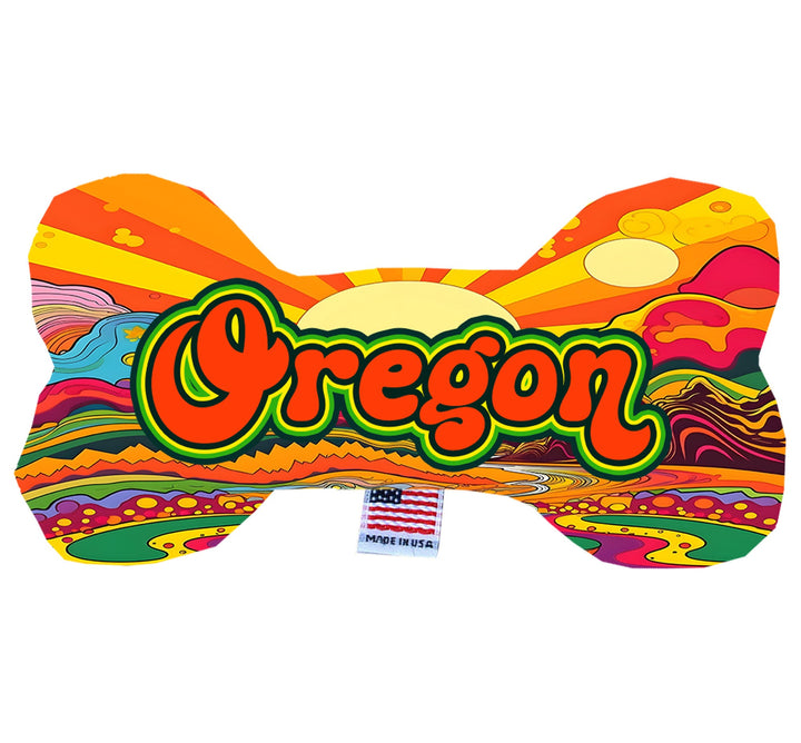 Pet & Dog Plush Bone Toys, "Oregon Mountains"