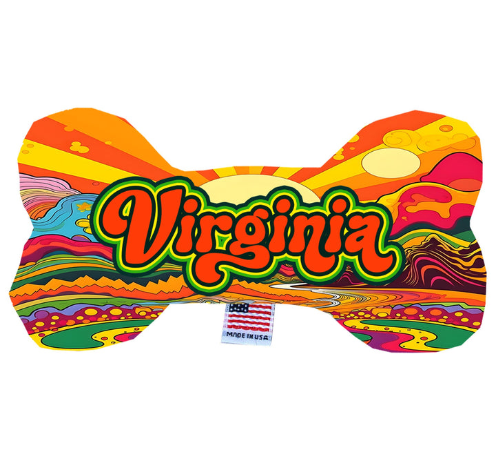 Pet & Dog Plush Bone Toys, "Virginia Mountains"