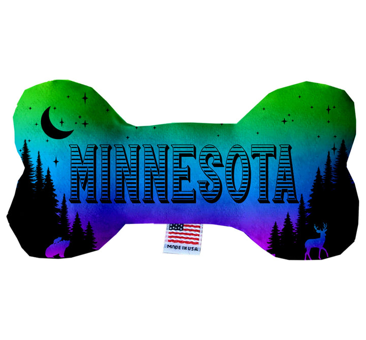 Pet & Dog Plush Bone Toys, "Minnesota State Options"