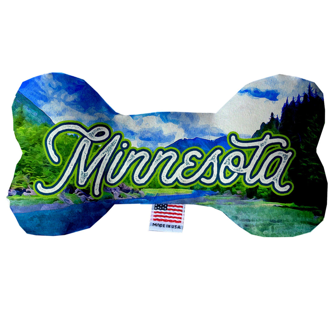 Pet & Dog Plush Bone Toys, "Minnesota State Options"