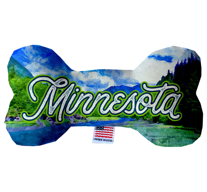 Pet & Dog Plush Bone Toys, "Minnesota State Options"