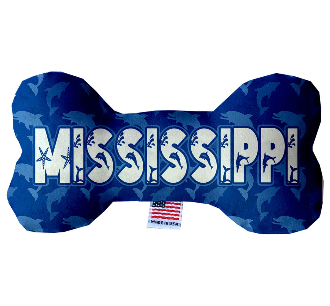 Pet & Dog Plush Bone Toys, "Mississippi State Options"