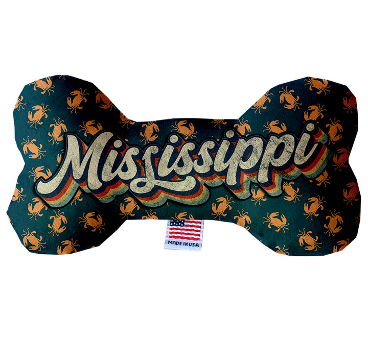 Pet & Dog Plush Bone Toys, "Mississippi State Options"