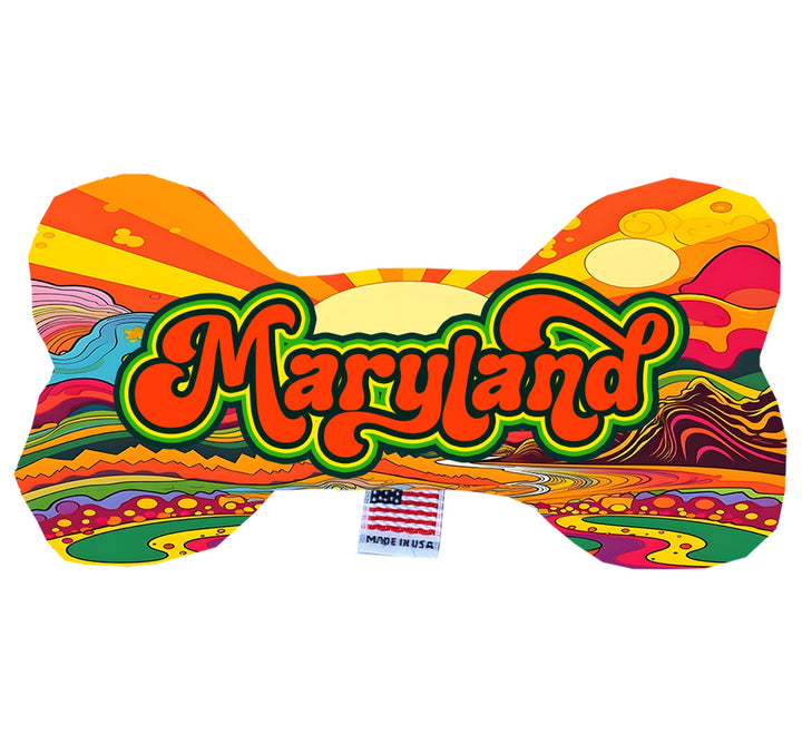 Pet & Dog Plush Bone Toys, "Maryland State Options"