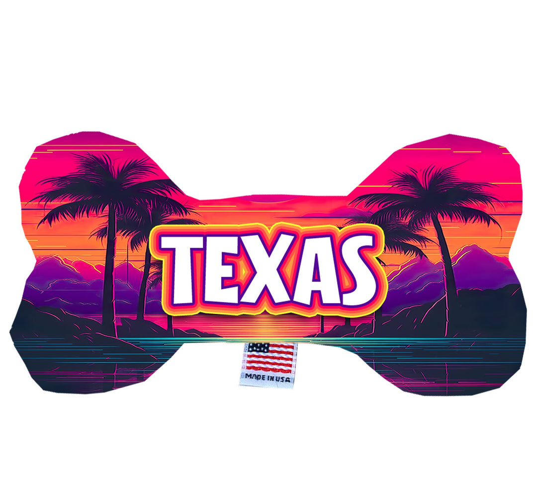 Pet & Dog Plush Bone Toys, "Texas Coast"