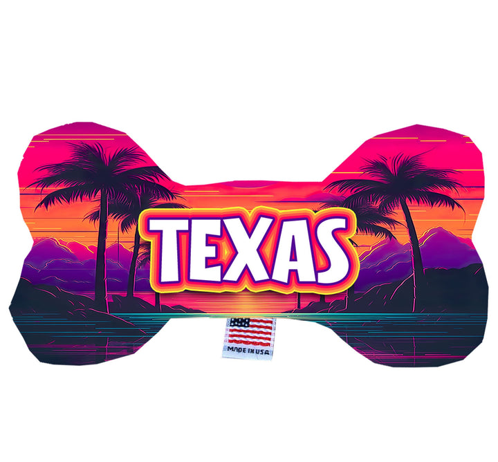 Pet & Dog Plush Bone Toys, "Texas Coast"