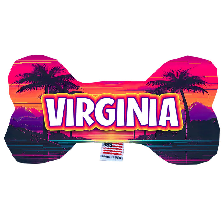 Pet & Dog Plush Bone Toys, "Virginia Coast"