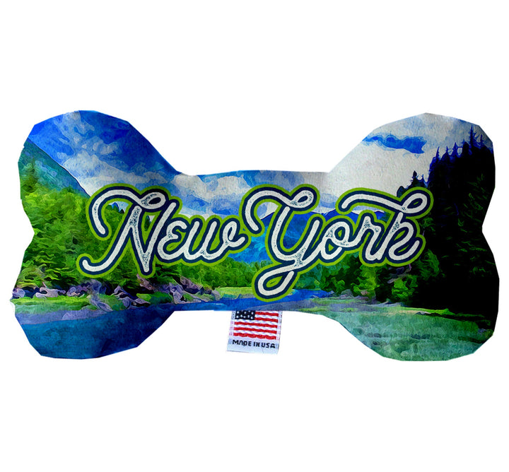 Pet & Dog Plush Bone Toys, "New York State Options"