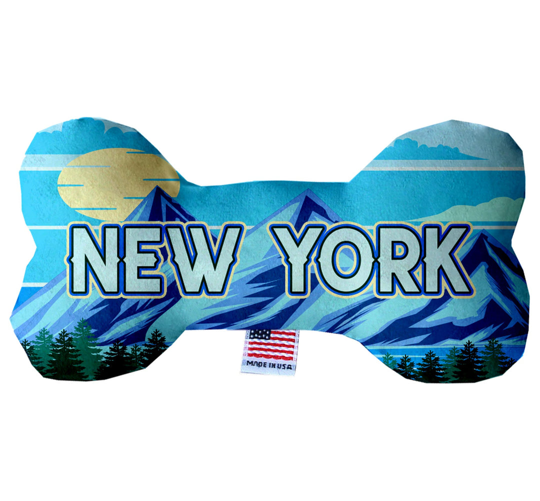 Pet & Dog Plush Bone Toys, "New York State Options"